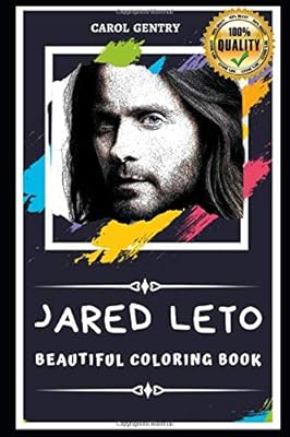 Magnifique livre de coloriage de jared leto : livre de coloriage pour adultes