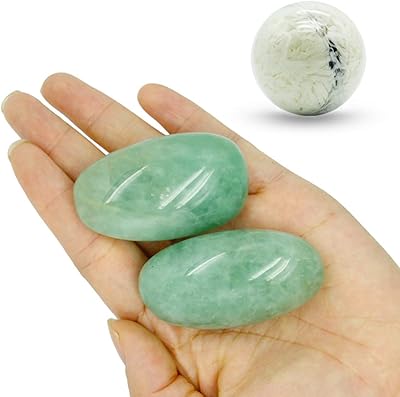 Pierre de palmier à quartz vert fraise orientria - 2 pièces pierre d'énergie