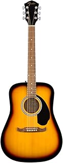 Guitare acoustique fender dreadnought fa-125 - touche en noyer - sunburst