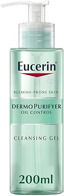 Eucerin dermo purifyer gel nettoyant, adapté aux peaux à tendance acnéique, sans parfum