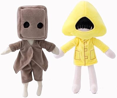 Deux morceaux de peluche little nightmares 2 six et mono 11,8 pouces, peluche