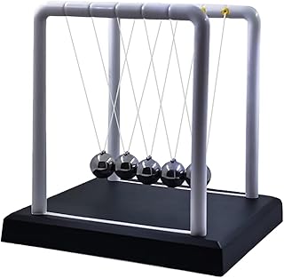 Gtnine newton's berceau balance ball balançant pendule boules décorations de bureau cadre blanc