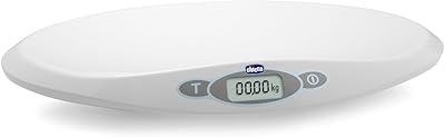 Pèse-bébé numérique chicco blanc | pour nouveau-nés et nourrissons