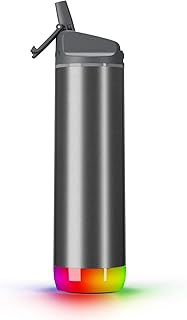 Bouteille d'eau intelligente hydrate spark steel - suit la consommation d'eau et brille