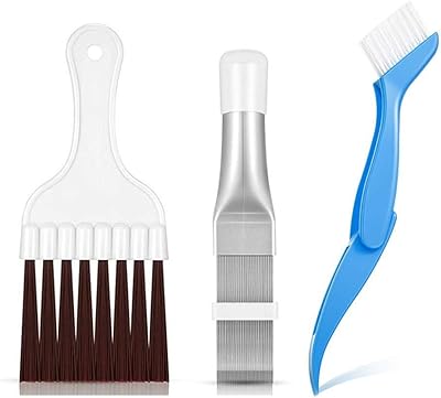 3 pièces brosse de nettoyage d'ailerons ensemble de peignes à ailettes de condensateur