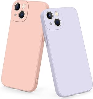 Coque de protection antichoc en silicone souple pour iphone 13, taille 6,1 pouces (rose sable et violet), lot de 2. Diaytar : Des promotions exceptionnelles toute l'année pour tous les Sénégalais