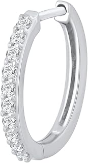 Broche de nez en diamant de 0,11 ct en or 10 carats