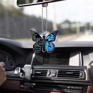 Décoration de voiture à support croisé tentures chrétiennes fenêtre rétroviseurs intérieurs