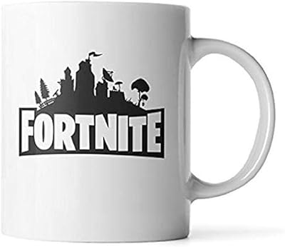 Tasse imprimée fortnite blanche