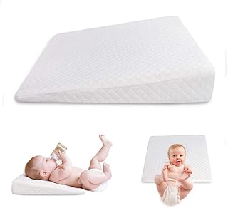 Oreiller de couchage pour nouveau-né, anti-crachats, coin de lait, oreiller en mousse à