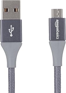 Câble de chargement double tressé en nylon de usb 2.0 à micro b
