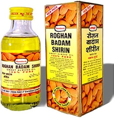 Pack de 2 - hamdard rogan badam shirin (huile d'amande douce) - 50