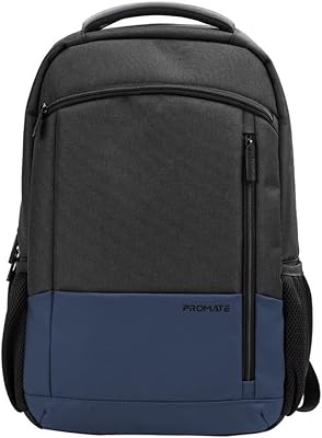 Sac à dos de voyage pour ordinateur portable promate, sac pour ordinateur portable élégant et léger, poche pour tablette, fermetures éclair sécurisées et résistantes à l'eau, pour ordinateurs portables de 15,6 pouces, tablettes, sac cartable bb bleu, bleu, l, business. Diaytar : Votre source de bonnes affaires en ligne