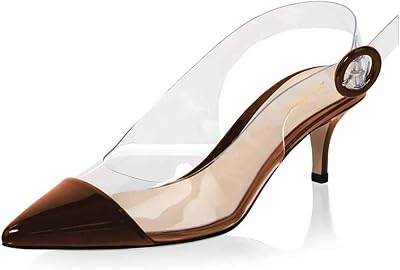 Xyd femmes transparent talon moyen petit talon en cuir verni bout pointu pvc sandales formelles avec boucle. Diaytar : Le discount nouvelle génération au Sénégal