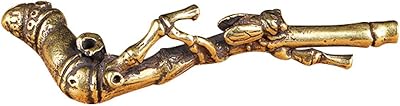 Décor de sculptures branches de cuivre pur bâtons d'encens cigale petits ornements accessoires