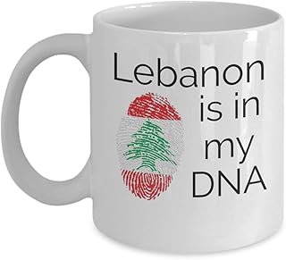 Coupe du liban | tasse à café libanaise cèdre avec le drapeau. Diaytar : Le discount nouvelle génération au Sénégal