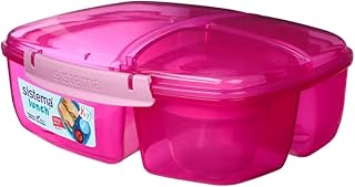 Boîte à lunch sistema tri-section 40920-3 avec pot de yaourt - 2 litres