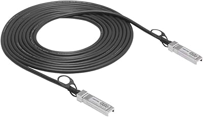 Câble qsfptek 10g sfp+ dac, 5 m (16 pieds) câble twinax en cuivre