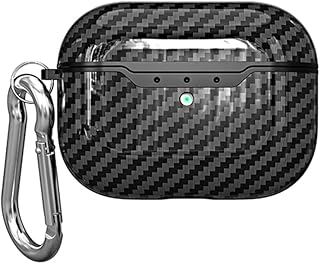 Coque en fibre de carbone pour airpods - housse de protection élégante