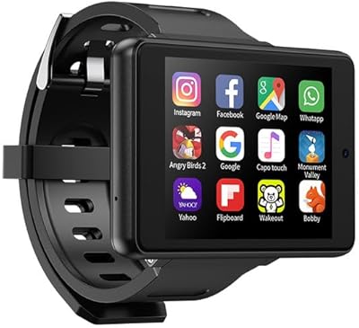 Samrtae - 2,8 pouces grand écran montre intelligente pour hommes 2800mah 4 +