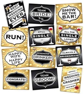 Meilleurs accessoires de photomaton de mariage 6 grands panneaux lumineux double