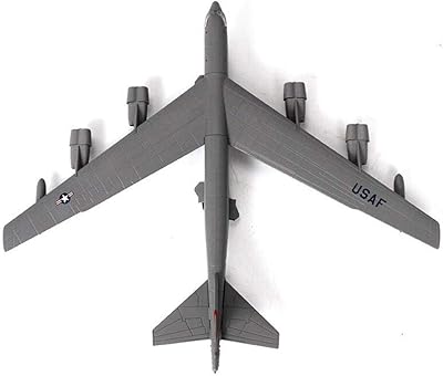 Modèle d'avion en alliage moulé sous pression modèle bombardier stratégique 1-100 b52 jouets