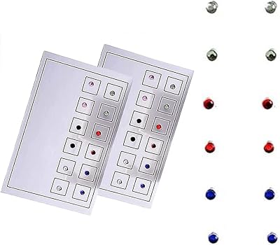 Clous de nez magnétiques, boucles d'oreilles magnétiques en cristal pour visage, clips magnétiques, boucles d'oreilles non percées, anneau de nez et de lèvres, bijoux de couple non percés pour femmes et hommes/24 pièces. La plateforme e-commerce qui démocratise la consommation : Diaytar