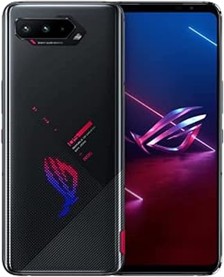 Téléphone double sim asus rog 5s, noir, 16 go de ram, 256 go