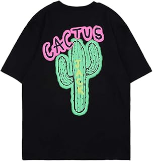 T-shirts en coton avec cactus chantants