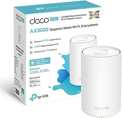 Tp link router ax3000 vdsl whole home wi-fi 6 double bande avec 4