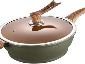 Zhcwt poêle à frire poêle antiadhésive poêle en pierre maifan poêle à steak frit poêle à frire domestique cuisinière à induction sans fumée cuisinière à gaz universelle (taille : a). Diaytar : Connectez-vous aux meilleures offres