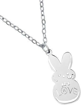 Collier pendentif comtrude little peep en acier inoxydable, cadeau pour les jeunes fans