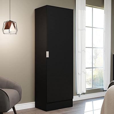 Armoire à chaussures madisa - 7 étagères, bois, 72"h x 16"p x 24"l