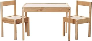 Table lite pour enfants et deux chaises ikea, blanc, pin. Révolutionnez votre façon d'acheter avec Diaytar