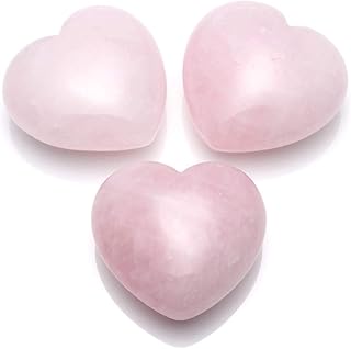 Rebuy cristal de guérison quartz rose naturel coeur amour palmier sculpté chakra reiki