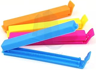 Clips de sac polyvalents réutilisables rabex - clips de scellage colorés pour le stockage des aliments pour les collations, le café, la maison, la cuisine, les voyages, le camping (14 cm - paquet de 4). Achetez en toute sérénité sur Diaytar