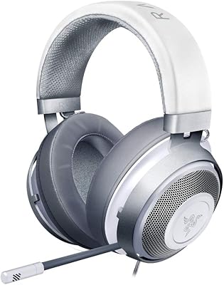 Casque de jeu filaire multiplateforme razer kraken avec son clair et puissant, rembourrage