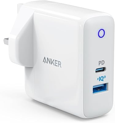 Chargeur mural anker usb-c, chargeur usb-c compact 33 w avec 2 ports usb-c