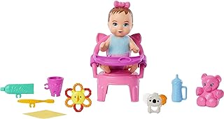 Poupée barbie et petits accessoires de skipper babysitters inc. ensemble de jeu première