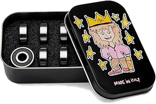 Roulements skf oski pro skateboard, jeu de 8 roulements en acier inoxydable, bouclier