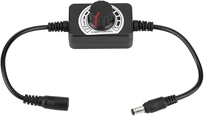 Contrôleur de vitesse de moteur dc 5-24v, régulateur de vitesse électronique universel