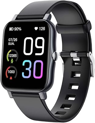 Montre intelligente élégante pour hommes, filles, garçons, enfants, adolescents, femmes avec tensiomètre, tracker d'activité, notification d'appel et de message (noir). Diaytar : Là où commence votre expérience shopping idéale