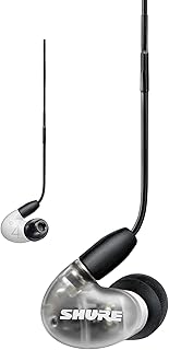Écouteurs filaires à isolation sonore sure oniq 4, son immersif, design ergonomique, discret