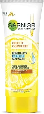 Nettoyant pour le visage garnier bright complete radiance duo action, 100 g