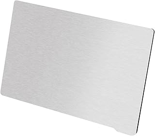 Plaque de construction en acier à ressort flexible, retrait de la plaque