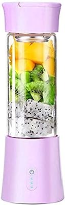 Mini presse-agrumes portable, presse-agrumes 380 ml, mélangeur de fruits électrique à 6 lames
