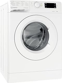 Lave-linge indesit à chargement frontal, 7 kg, blanc, mtwe-71252wgcc 'garantie du fabricant d'au