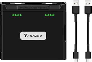 Hub de chargement bidirectionnel leontek pour dji mini 2, mini drone battery se