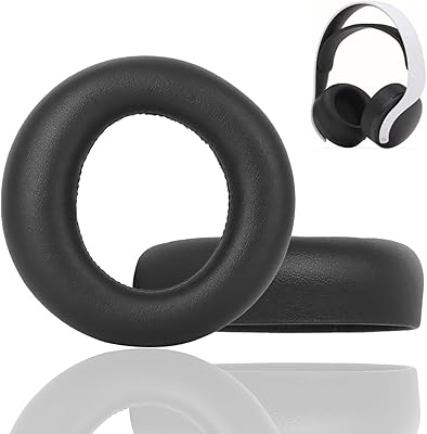 Coussins d'oreille de remplacement en cuir protéiné pour casque sans fil 3d sony