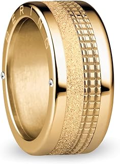 Bague femme symphony arctic en acier inoxydable sans pierres précieuses, or